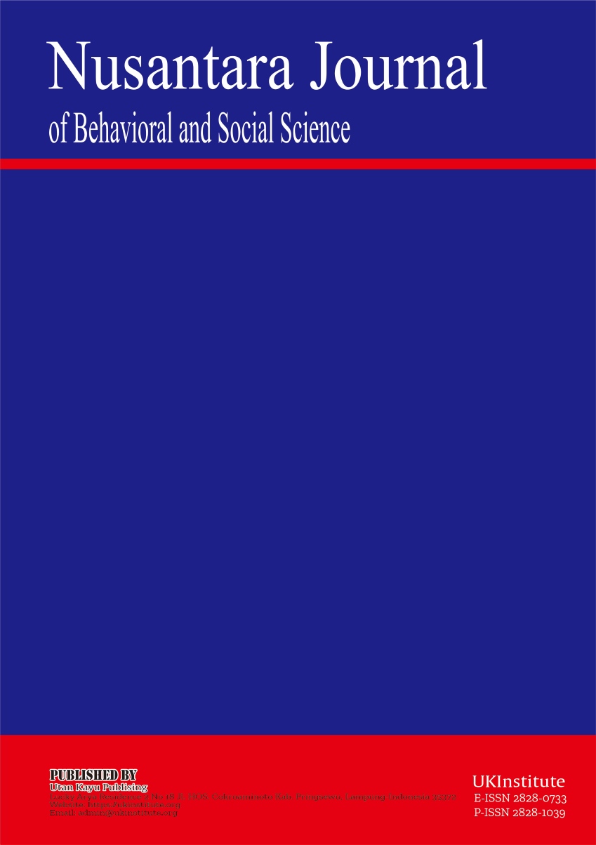 Nusantara Journal of Behavioral and Social Science (NJBSS)